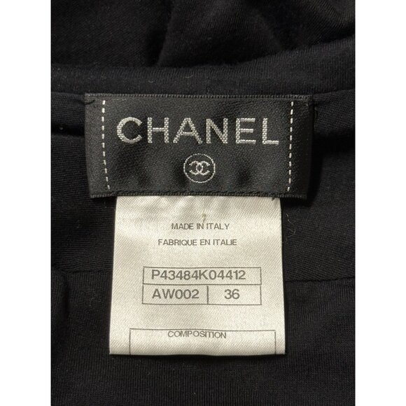 Chanel Silver Hooded Jacket Size 36 Polyester & Modal Italy - Picture 3 of 13